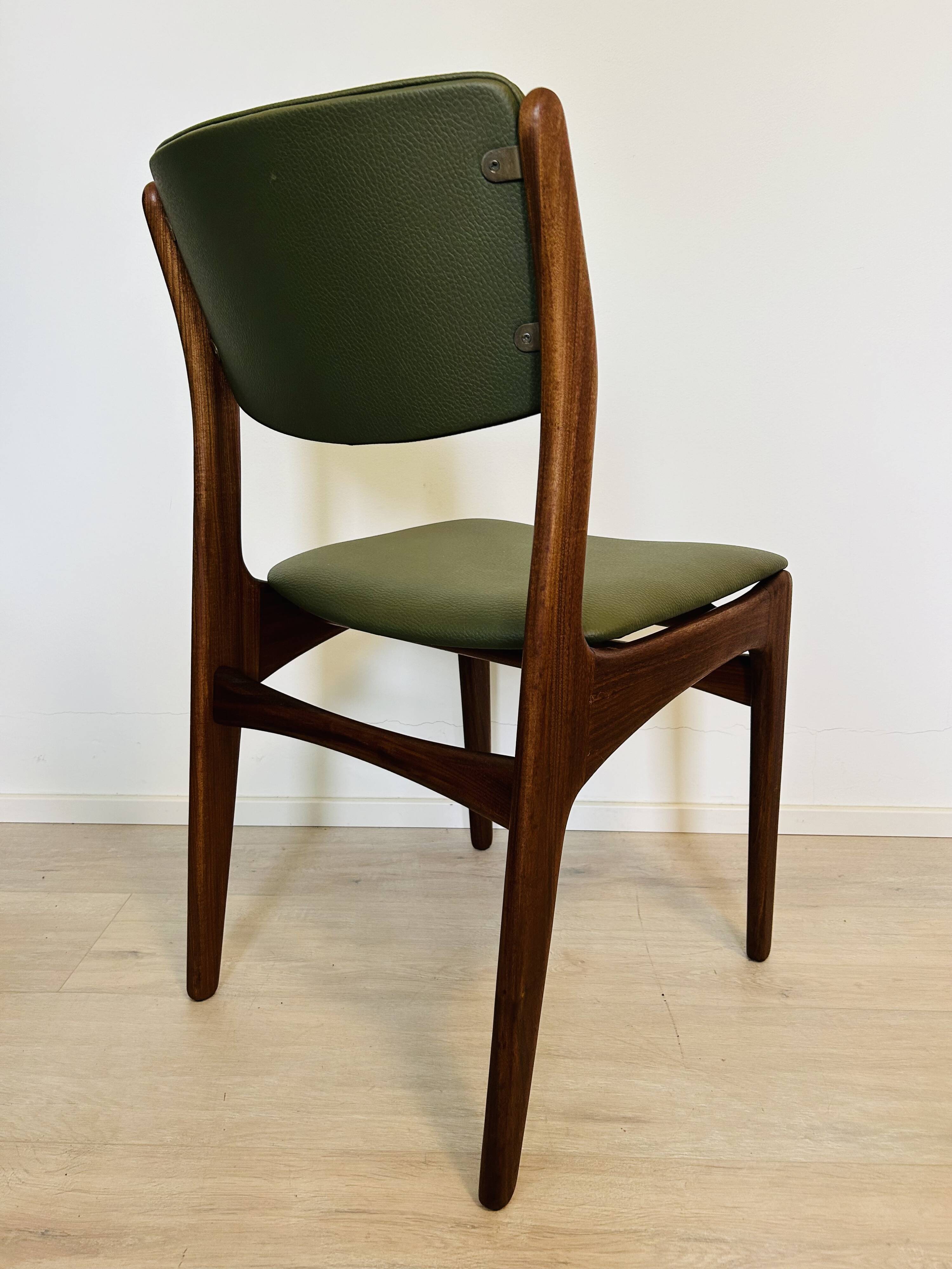 Scandinavian Style Teak Dining Chairs, 1960’s Set of 2
