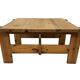 Vintage coffee table pinewood minimalist 1970s design