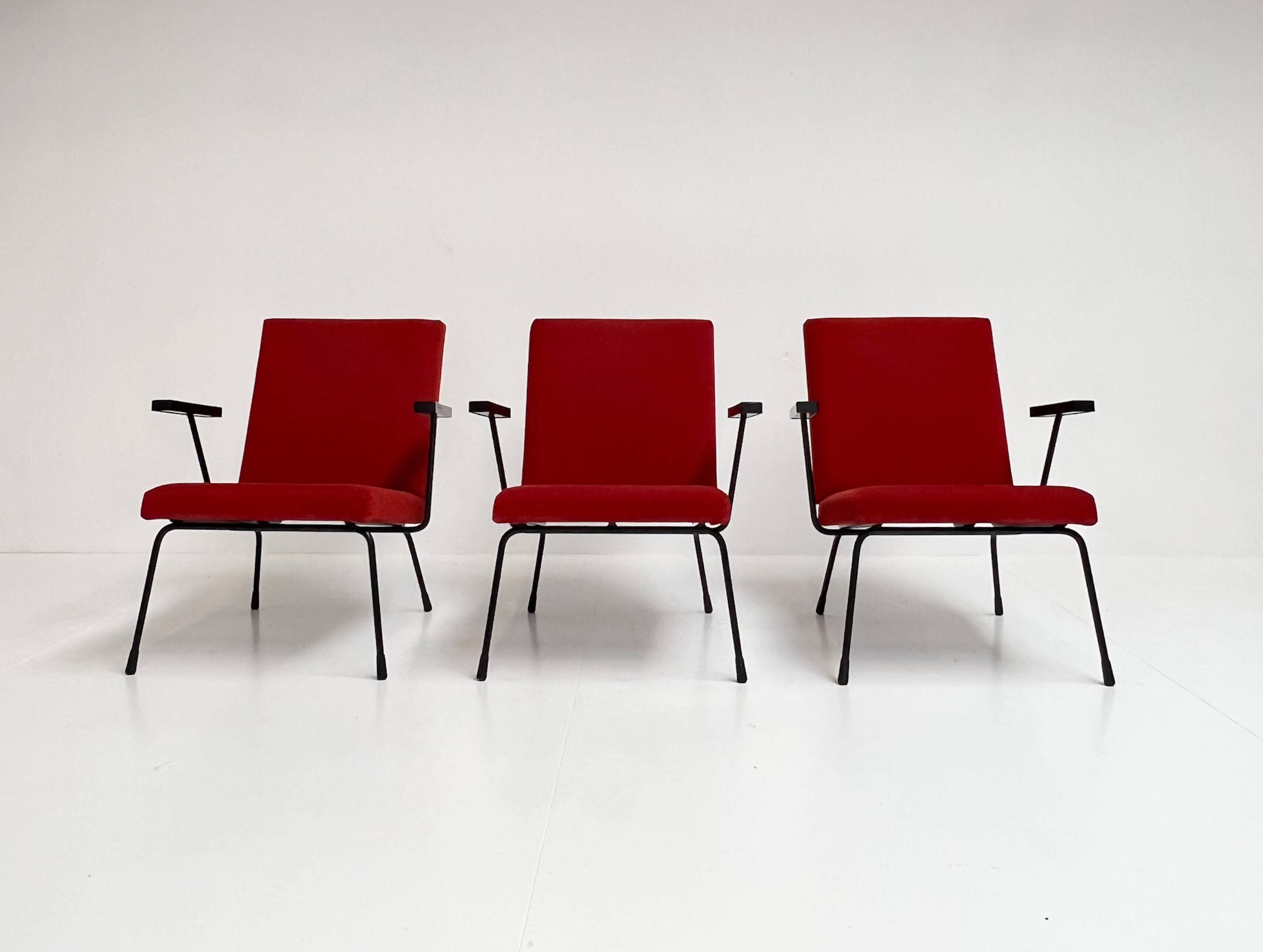 Gispen 1407 armchair by Wim Rietveld, 1954