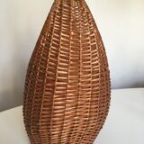 Wicker basket 1960s 45cm
