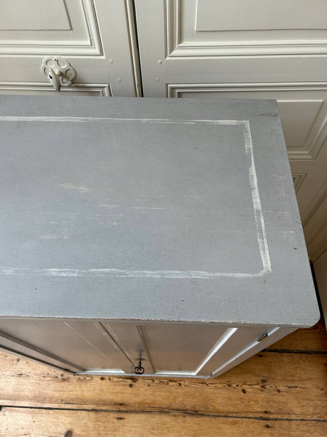 2-door patinated sideboard