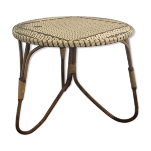 Table basse en bambou