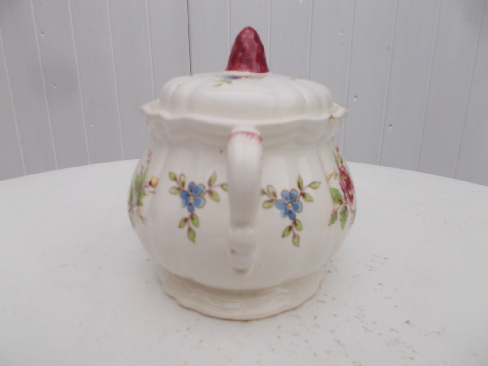 Sugar bowl Sarreguemines