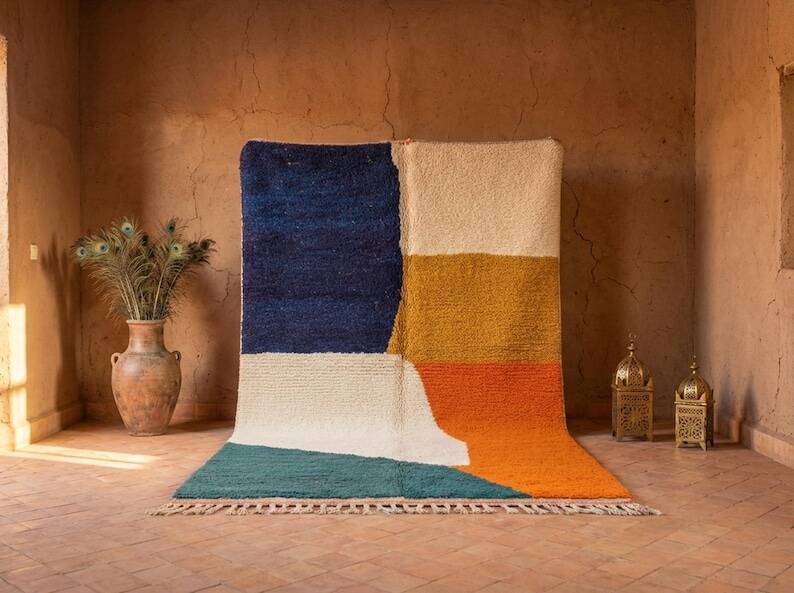 Tapis marocain artisanal 250cmx100cm