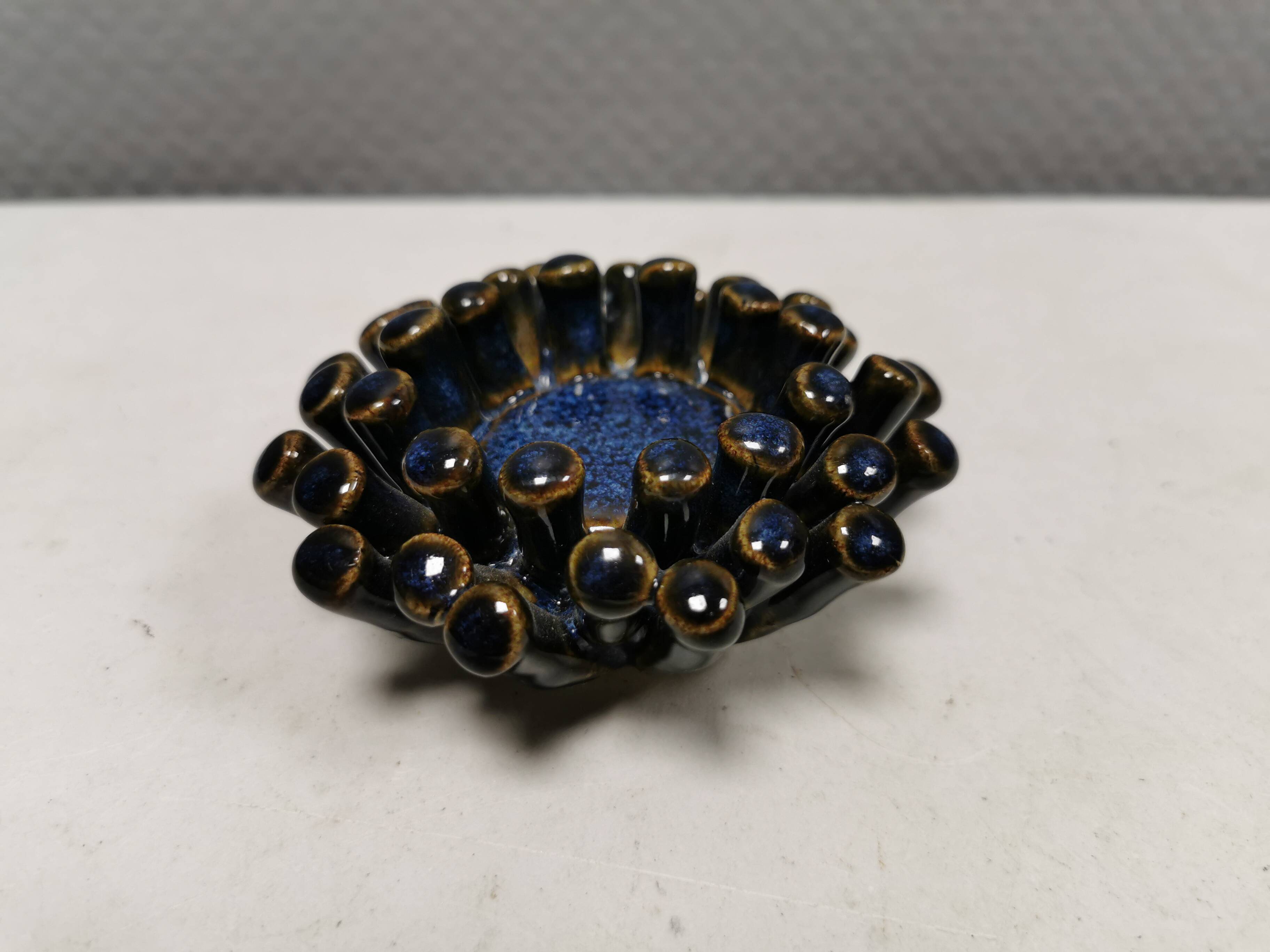 Small ceramic candlestick (for tea lights), Denmark 1970s.