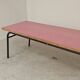 1960s pink Formica and metal refectory table