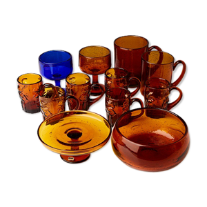 12 pièces de verres par Erik