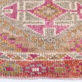 Shades Of Pink Cream Vintage Runner Rug, 85x330Cm