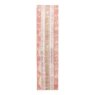Rugs For Hallway Red & Beige Vintage Runner Rug, 70x289Cm
