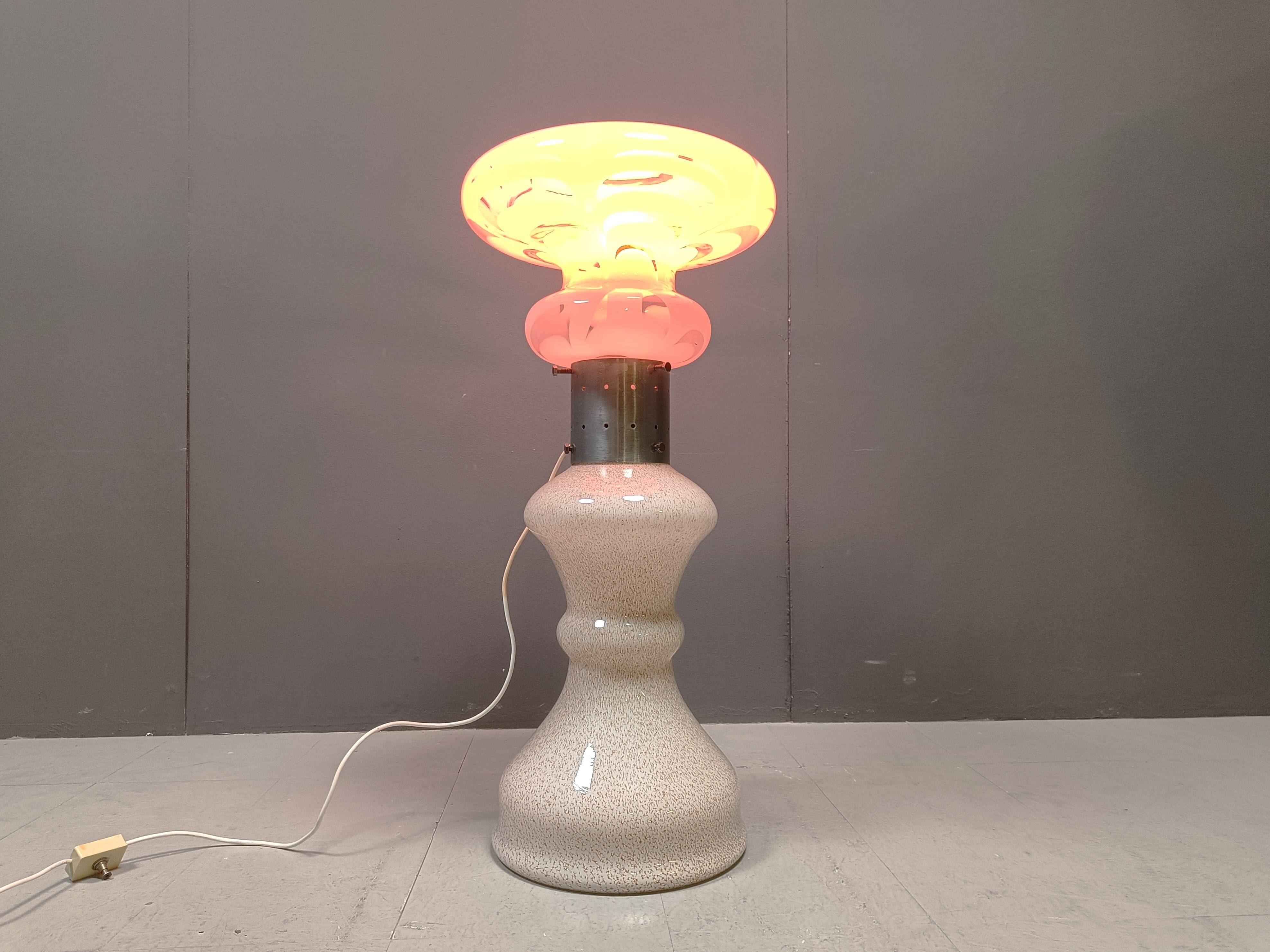 Vintage floor lamp by Mazzega, 1960s