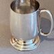 Tankard en argent anglais vintage