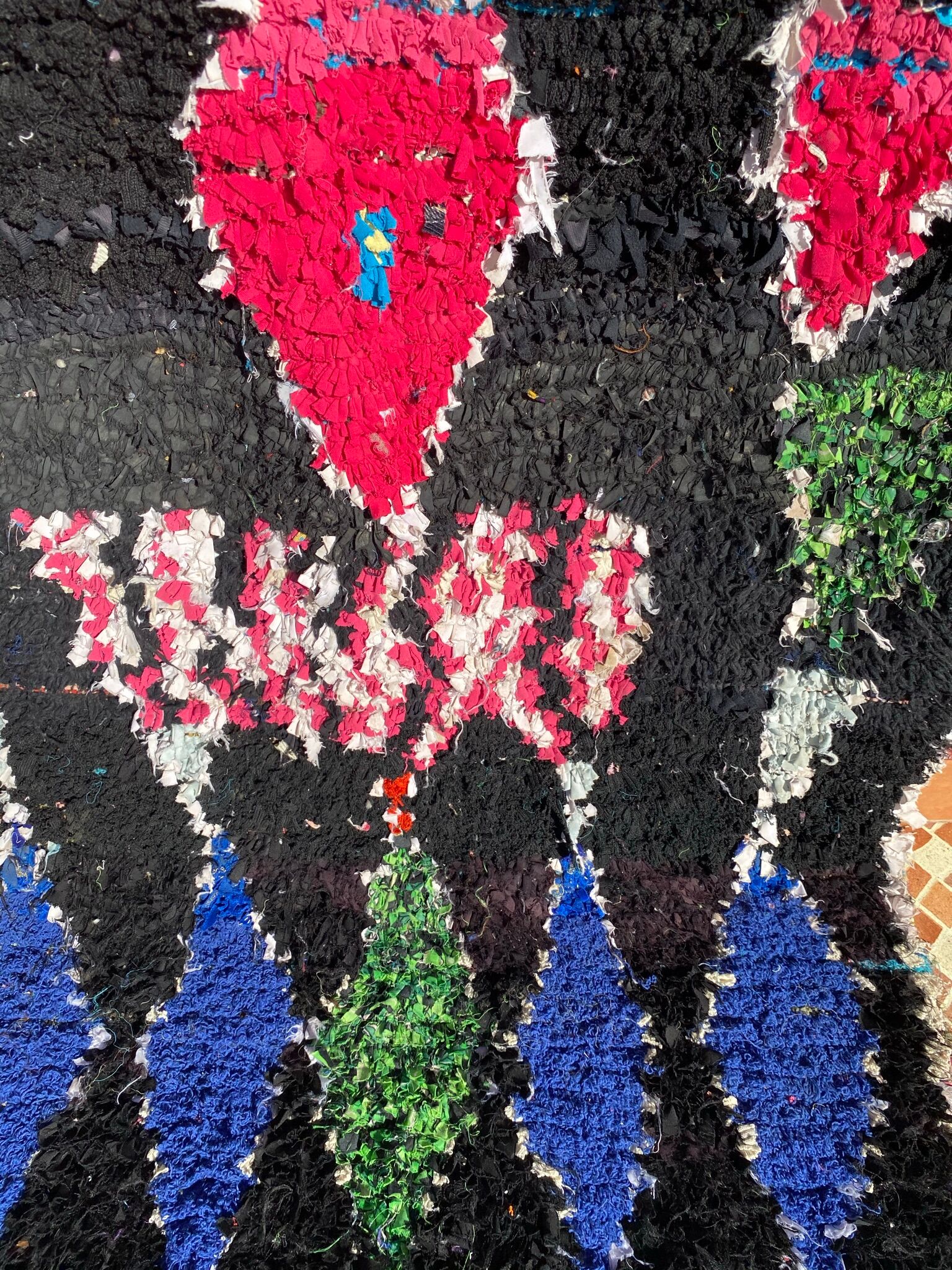 Carpet marocain boucherouite yanis