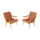 Paire de fauteuils Thonet modèle Boomerang