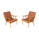 Pair of chairs Thonet, Boomerang model