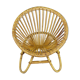 Fauteuil enfant rotin forme soleil