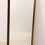 Miroir en palissandre avec épingles en laiton, AM Spejle Danemark, années 1960