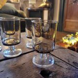 Smoked stemmed glasses – 1970s