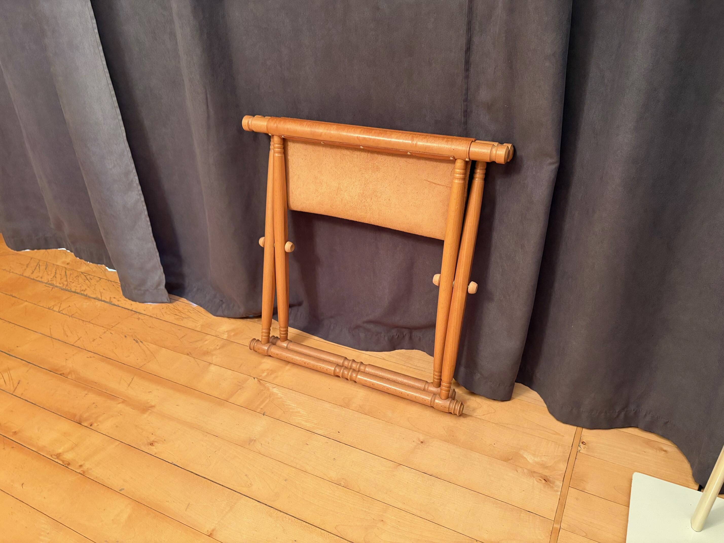 Składany stołek safari , lata 80