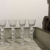 11 crystal liqueur glasses from bacchus