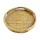 Bamboo and wicker tray