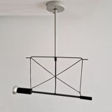 Grey and black 'Spot Torch ST' by Herman Hermsen for Designum, The Netherlands 1982