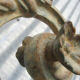 Early 19th Century cast iron Planter with scrolled foliate Handles