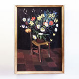 Painting 1957 "country bouquet"