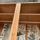 Parisian art deco wardrobe solid raw wood wardrobe