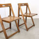 Chaises pliantes vintage