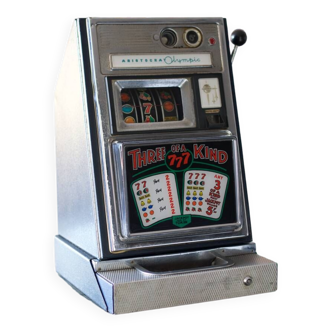 Aristocrat Olympic slot machine "three of a kind" 1960 London - Jackpot mills