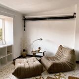 Chair and ottoman Togo by Michel Ducaroy for Ligne Roset