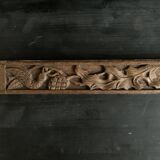 Haute époque wall frieze in carved walnut wood, 16th century