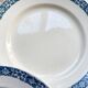 6 Longchamp Terre de fer dinner plates, René model, Made in France