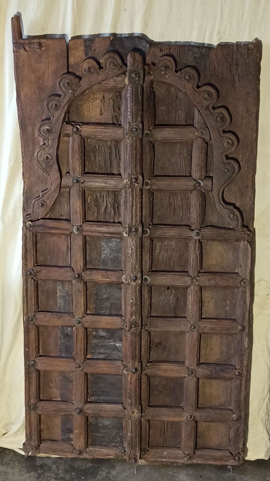 Old wooden door