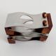4 designer stainless steel egg cups