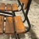Vintage double school desk