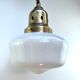 Chandelier 1920 opaline brand bag paris petit modele