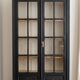 Armoire vitrine ancienne patinée