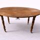 Table ancienne en bois rabatable – Style campagne / vintage