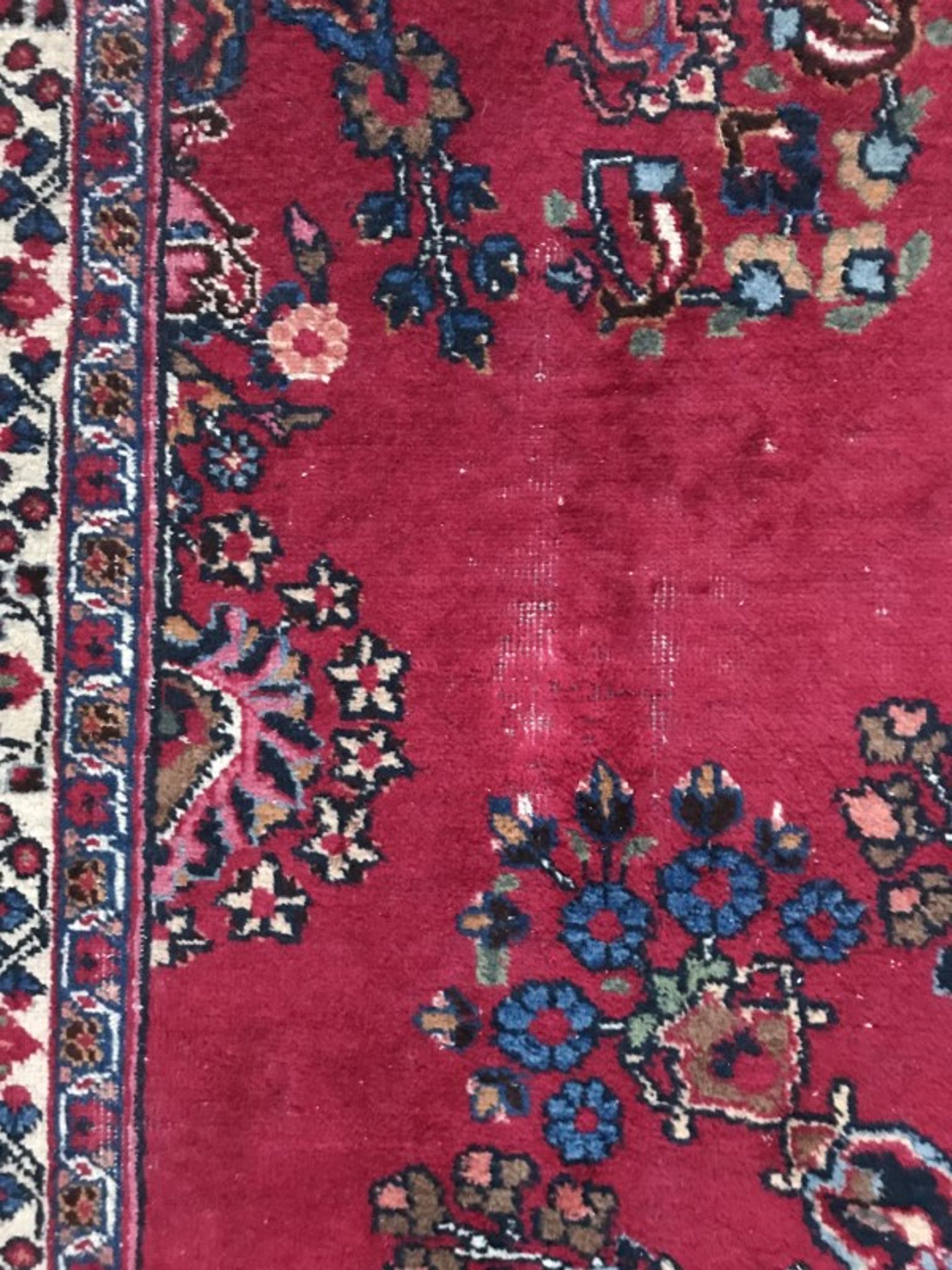 Former carpet Persian Mashhad done hand 200 X 280 CM