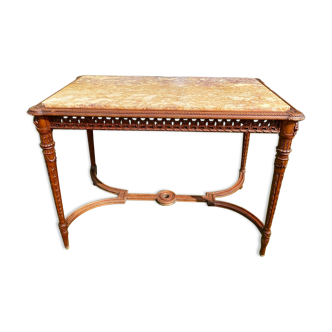 Middle table in walnut style Louis XVI