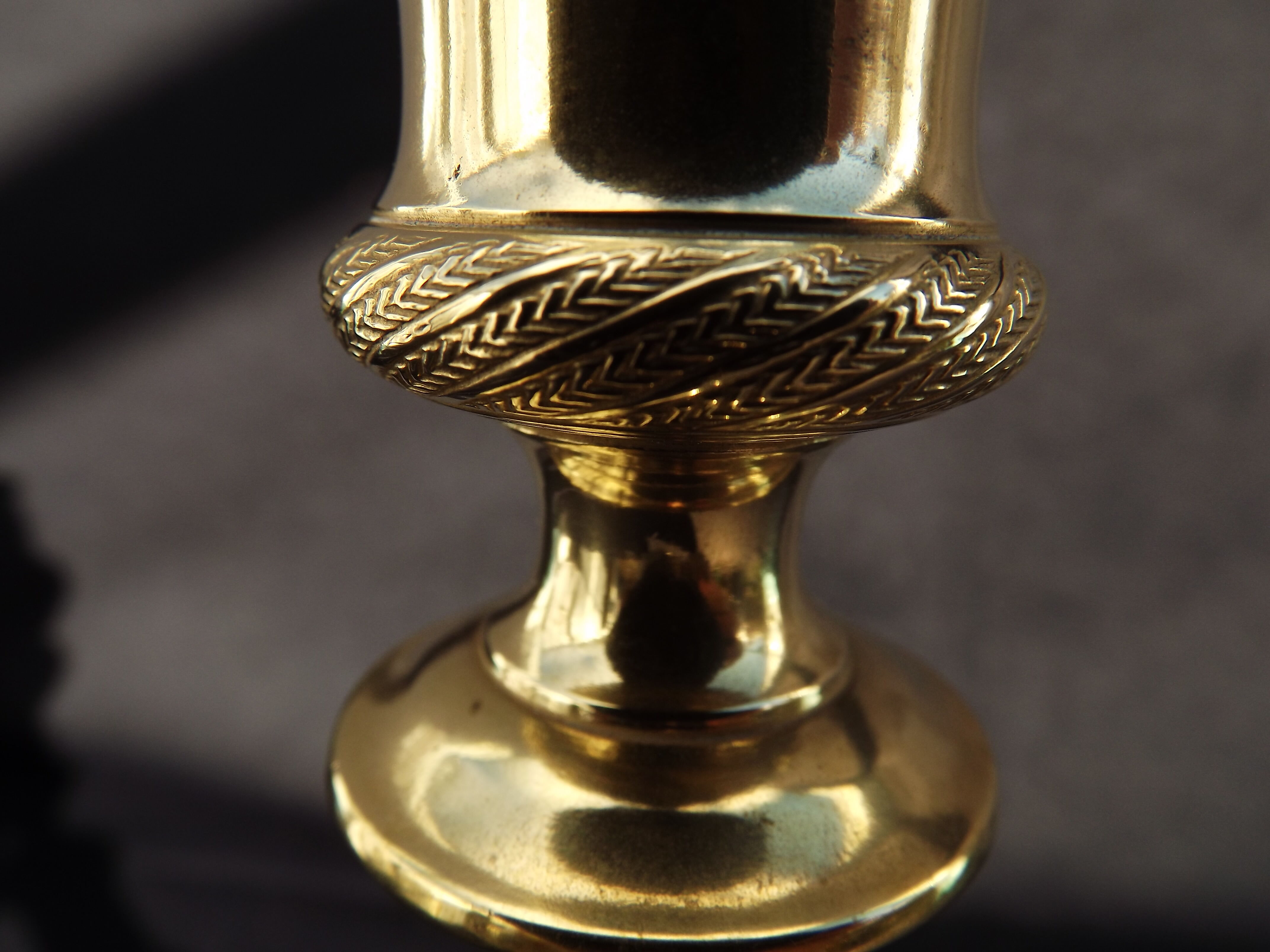Candlestick period "restoration" in bronze