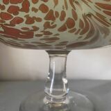Fruit bowl in clichy blown glass paste