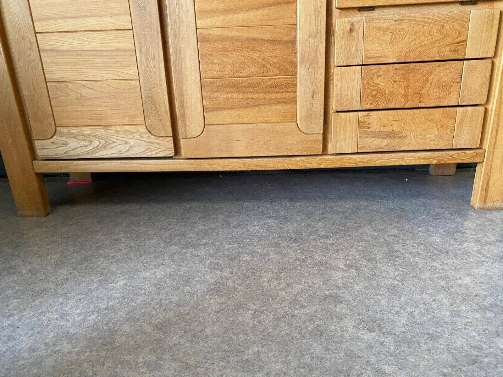 Elm sideboard Maison Regain circa 1970