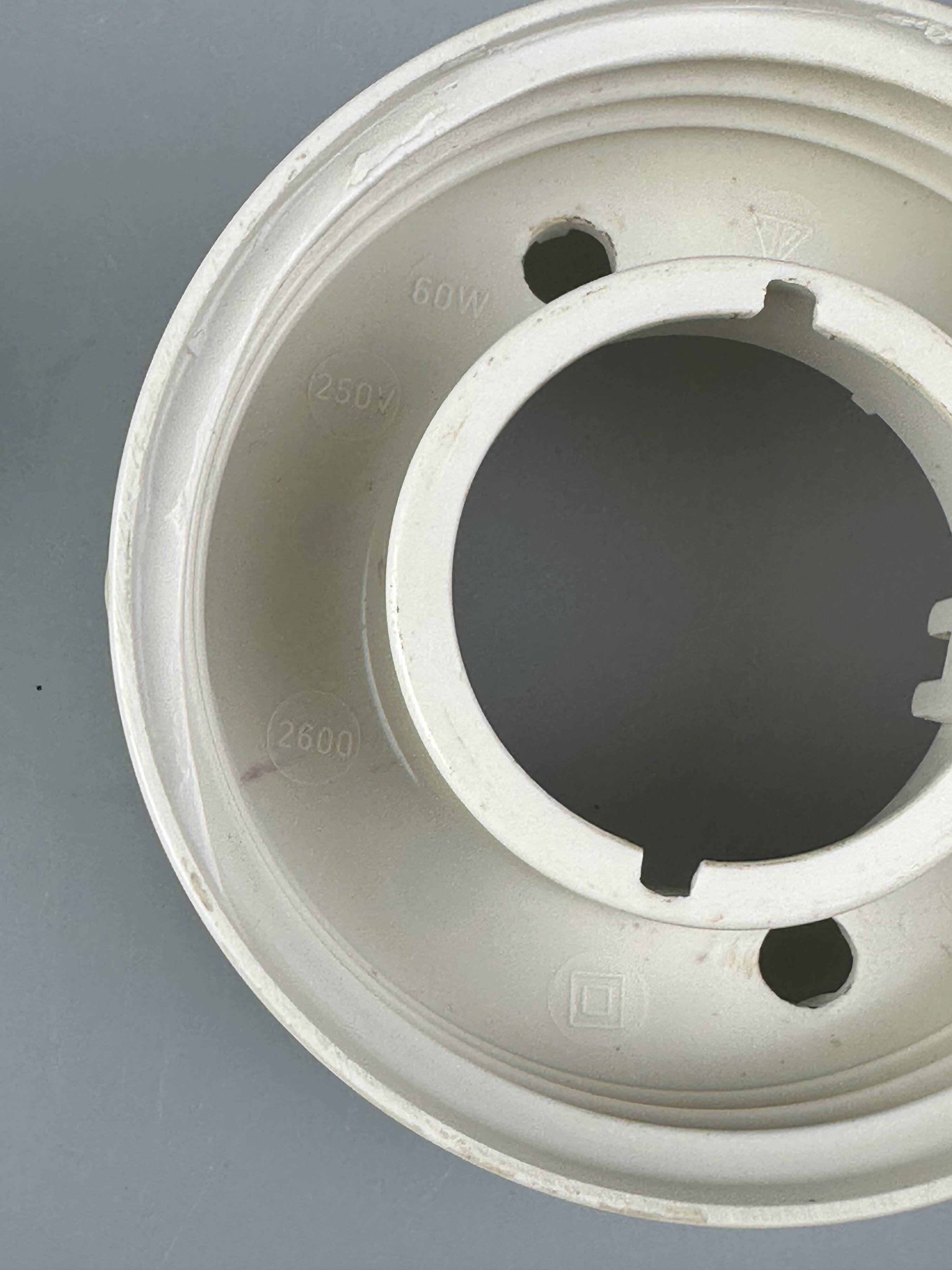 50s 60s lamp light wall lamp cellar lamp plastic & glass Bauhaus