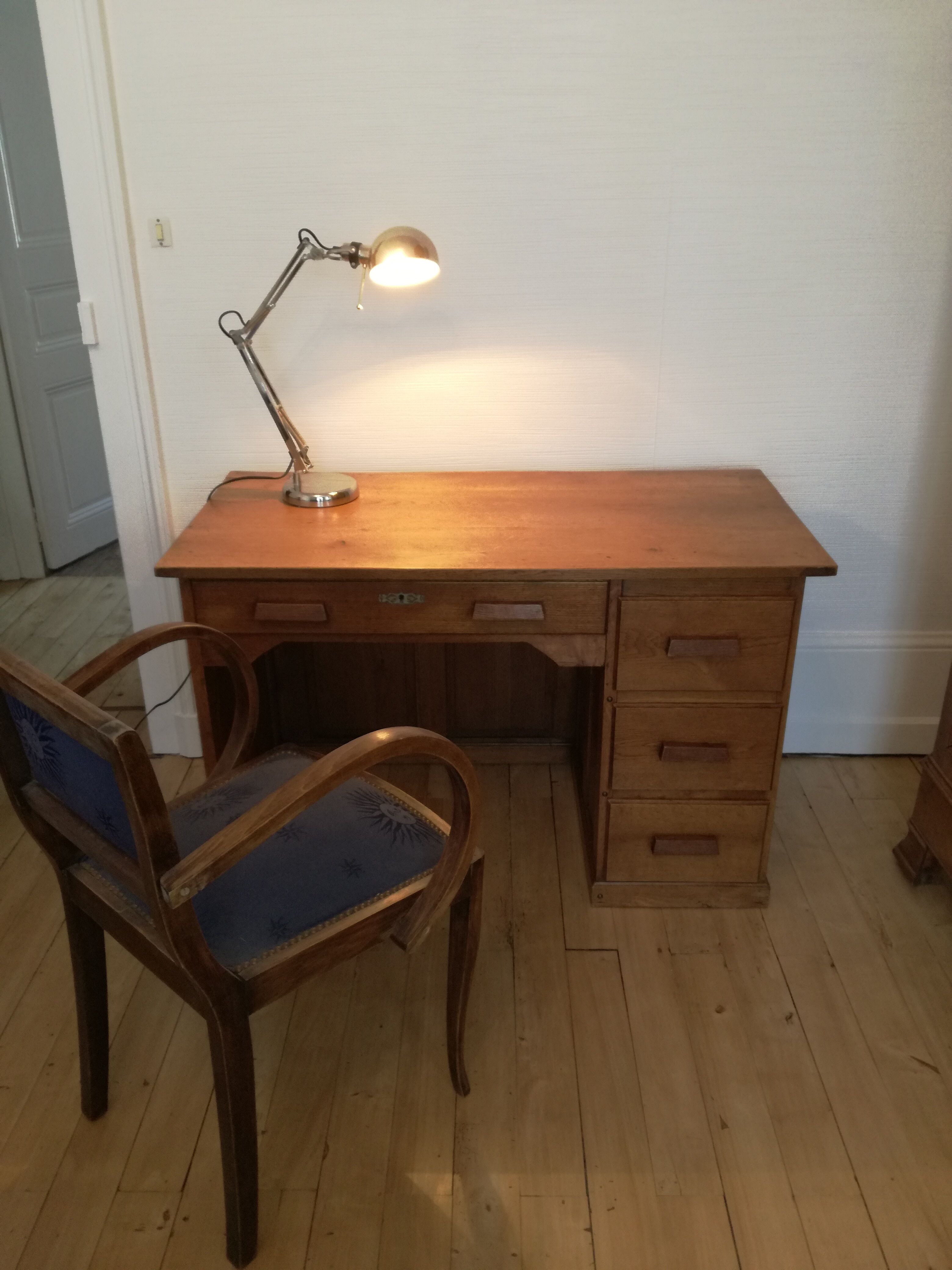 Vintage schoolmaster's desk 40s /50s
