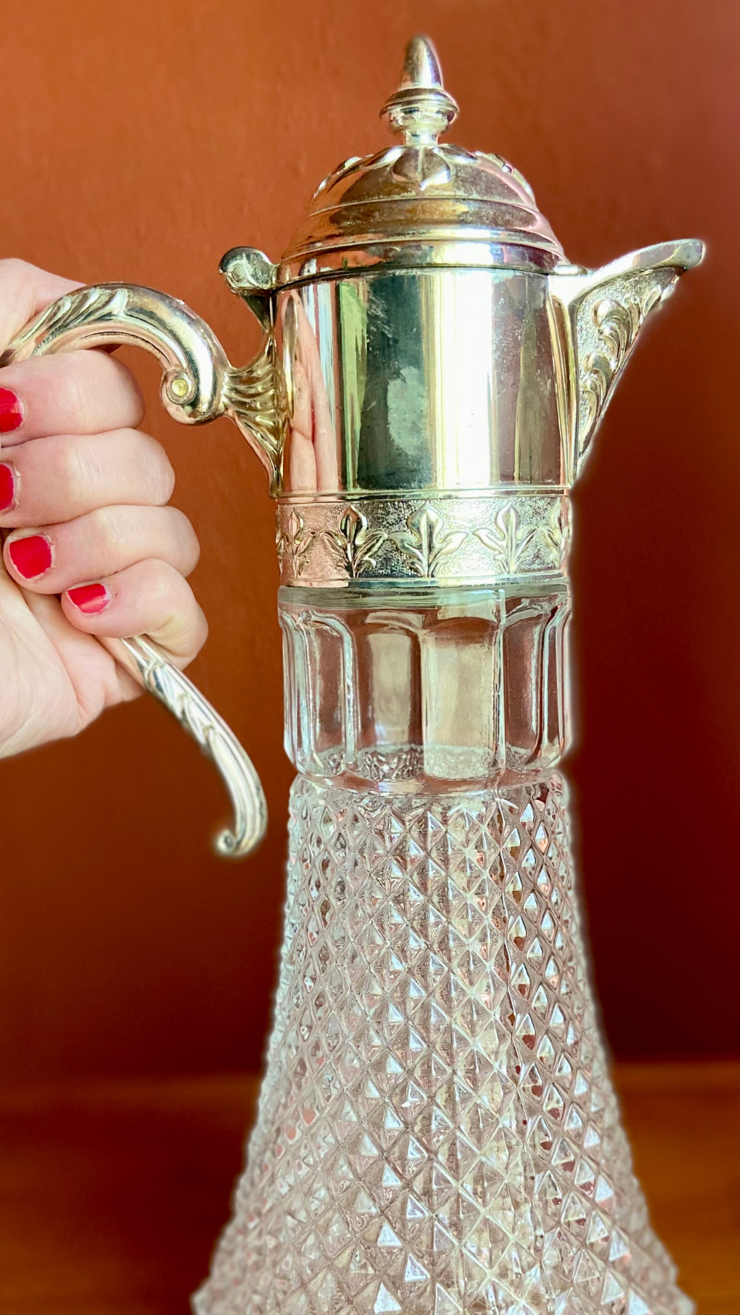 Carafe orangeade art deco