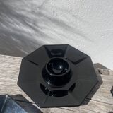 4 black egg cups 1970