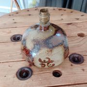 Valérien Taber Vallauris vintage stoneware lamp