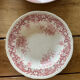 Assiettes creuses roses